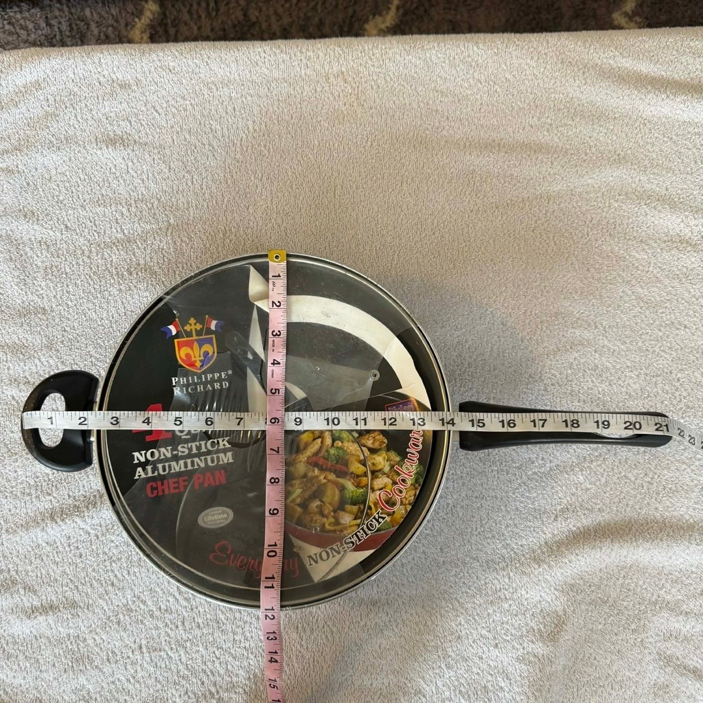 Philippe Richard Black Non-Stick Aluminum Chef Pan One Size