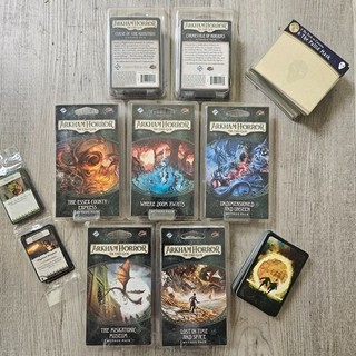 Arkham Horror LCG Card Game Lot Sealed Mythos Packs Open Cards Pallid Mask