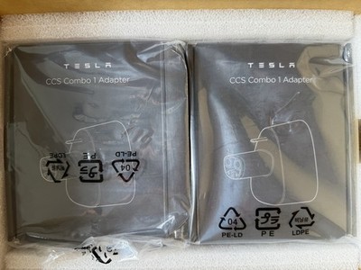 Tesla CCS Combo 1 Adapter (OEM New SEALED) J1772 To CCS/NACS