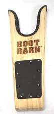 Boot Barn Remover Puller Jack Wooden Pine Unisex Cowboy Worker Farmer 12" x 5"