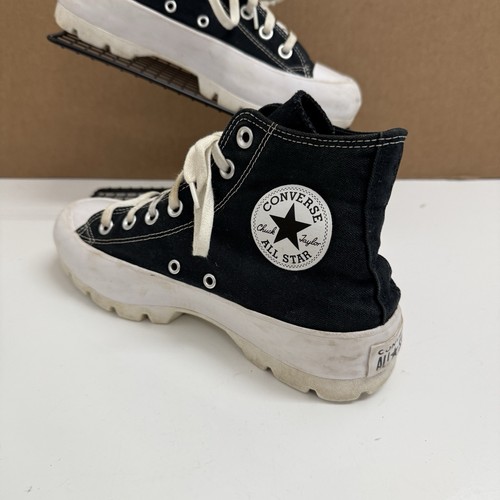 Converse Platforms Black/White UK 6 - Picture 4 of 13