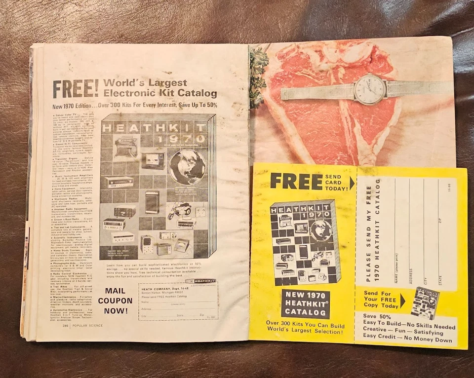  Popular Science Magazine November 1969  Jet Belt- Air Bags-Scuba - Image 4 of 4