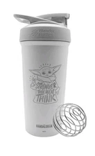Blender Bottle Mandalorian Grogu 24 oz Insulated Stainless Steel Shaker 