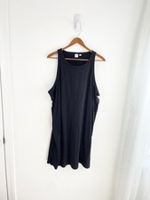 Gap XL Black Sleeveless Shirt Dress Women’s XL NWT