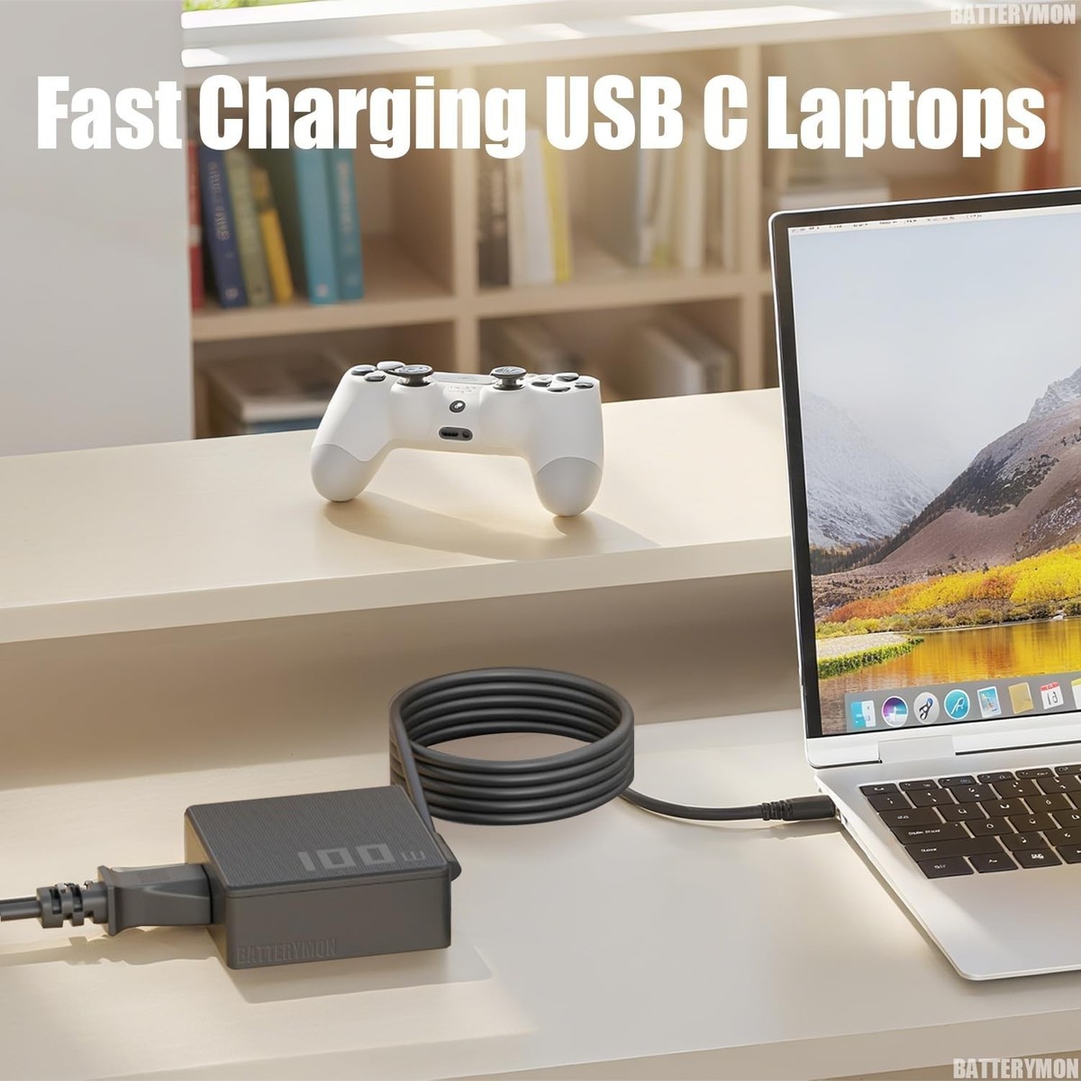 Caricabatterie Auto HKY PD 3.1 140W USB-C 12V-24V – Cavo 3,8 M Per ASUS ROG Ally, Flow X13, ZenBook, DJI Mavic 3 E Notebook 100W/65W