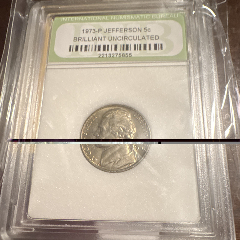 Int'l Numismatic Bureau 1973-P Jefferson Nickel 5C BU 2213276565