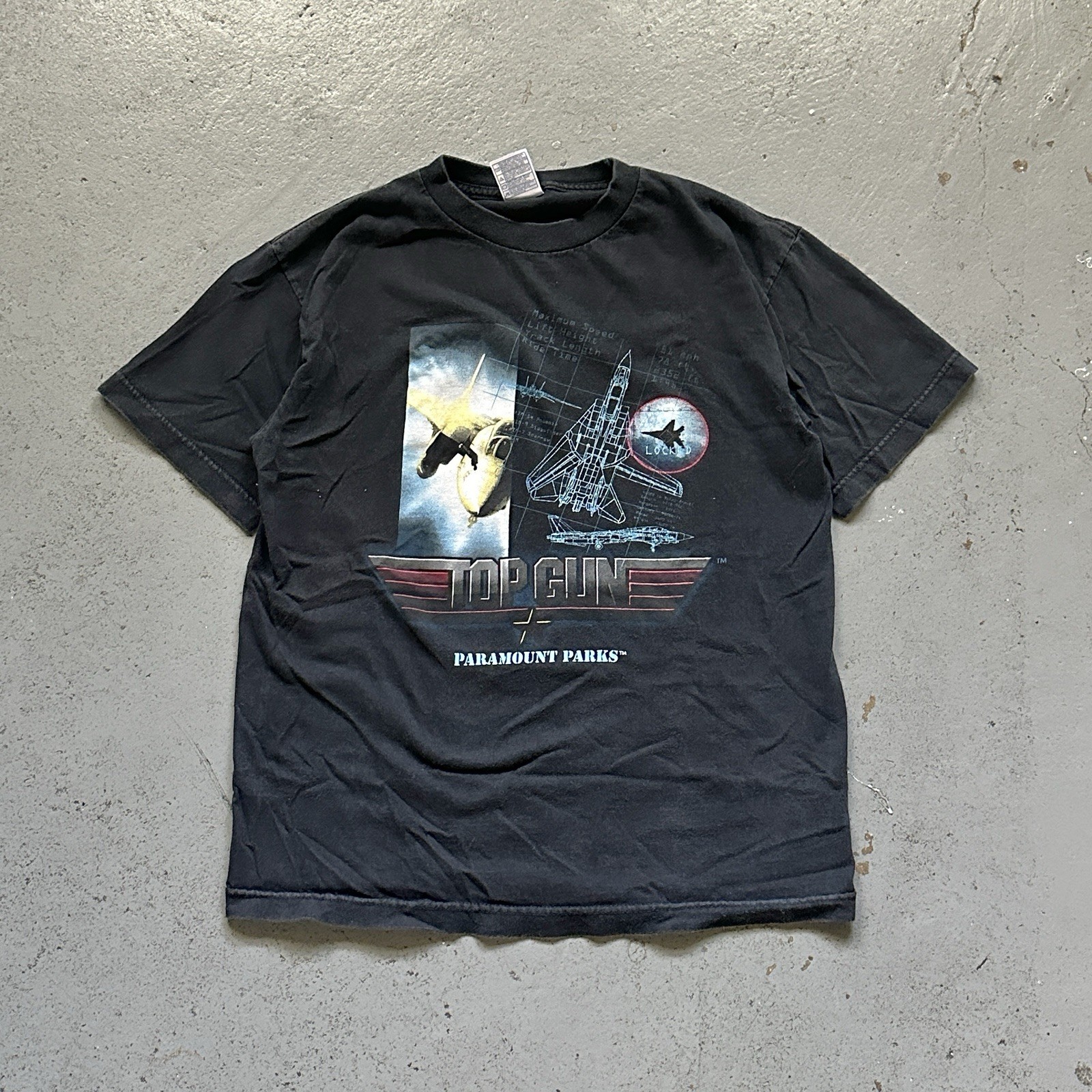 Vintage Top Gun Movie Promo Paramount Size M T Shirt