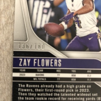 2024 Panini Prizm - Zay Flowers #21 Hyper Prizm /180 for sale