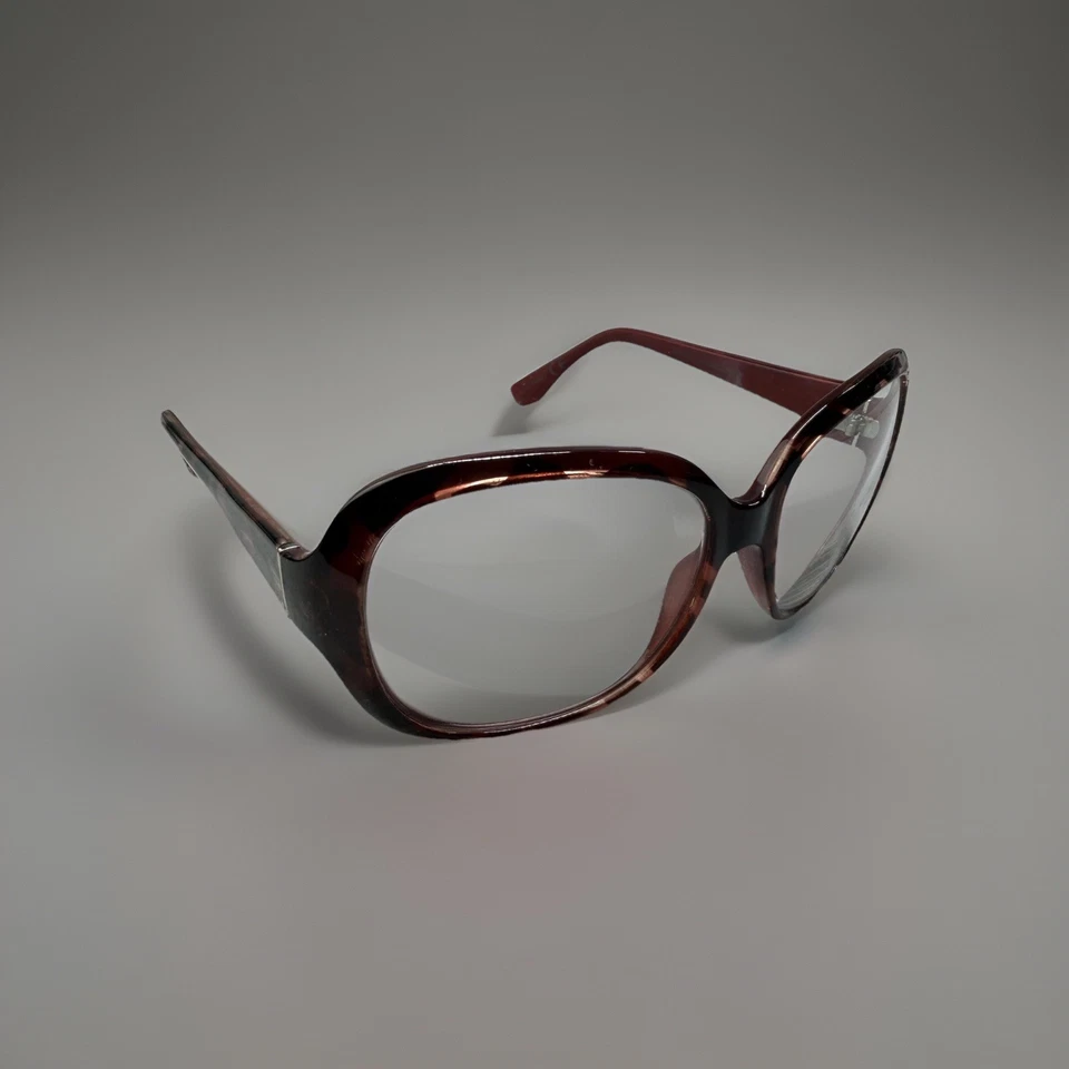 Nine West Eyeglasses Frames Womens Tortoise Oversized Square Plastic Brown - Image 3 of 4