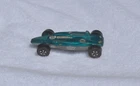 Vintage 1969 Hot Wheels Redline Shelby Turbine Aqua Blue
