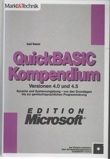 Quick BASIC Kompendium Versionen 4.0 und 4.5 von Sa... | Buch | Zustand sehr gut