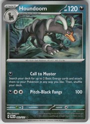 Houndoom (Master Ball Pattern) 063/131 Prismatic Evolutions Holo