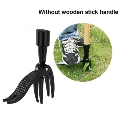 Outdoor Weeder Stand Up Weed Puller Tool Claw Garden Root Remover Killer Easy US