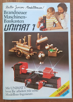Werbebroschüre für:  UNIMAT 1 BASIC - Holzwerkstatt