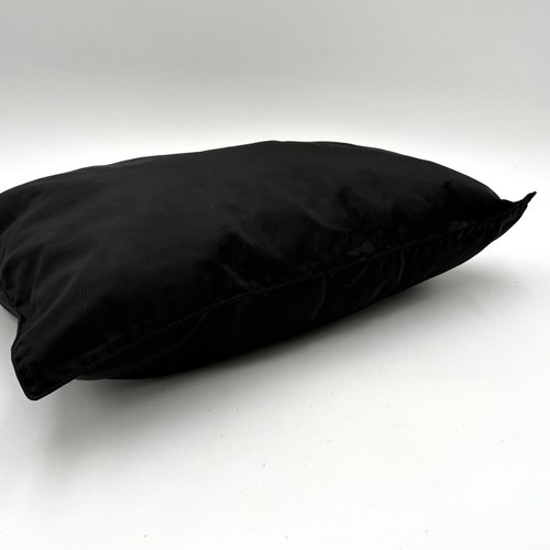 Auth PRADA Tote Bag Shoulder Bag Nylon Black Logo A4 Storage well maintained - Picture 7 of 10