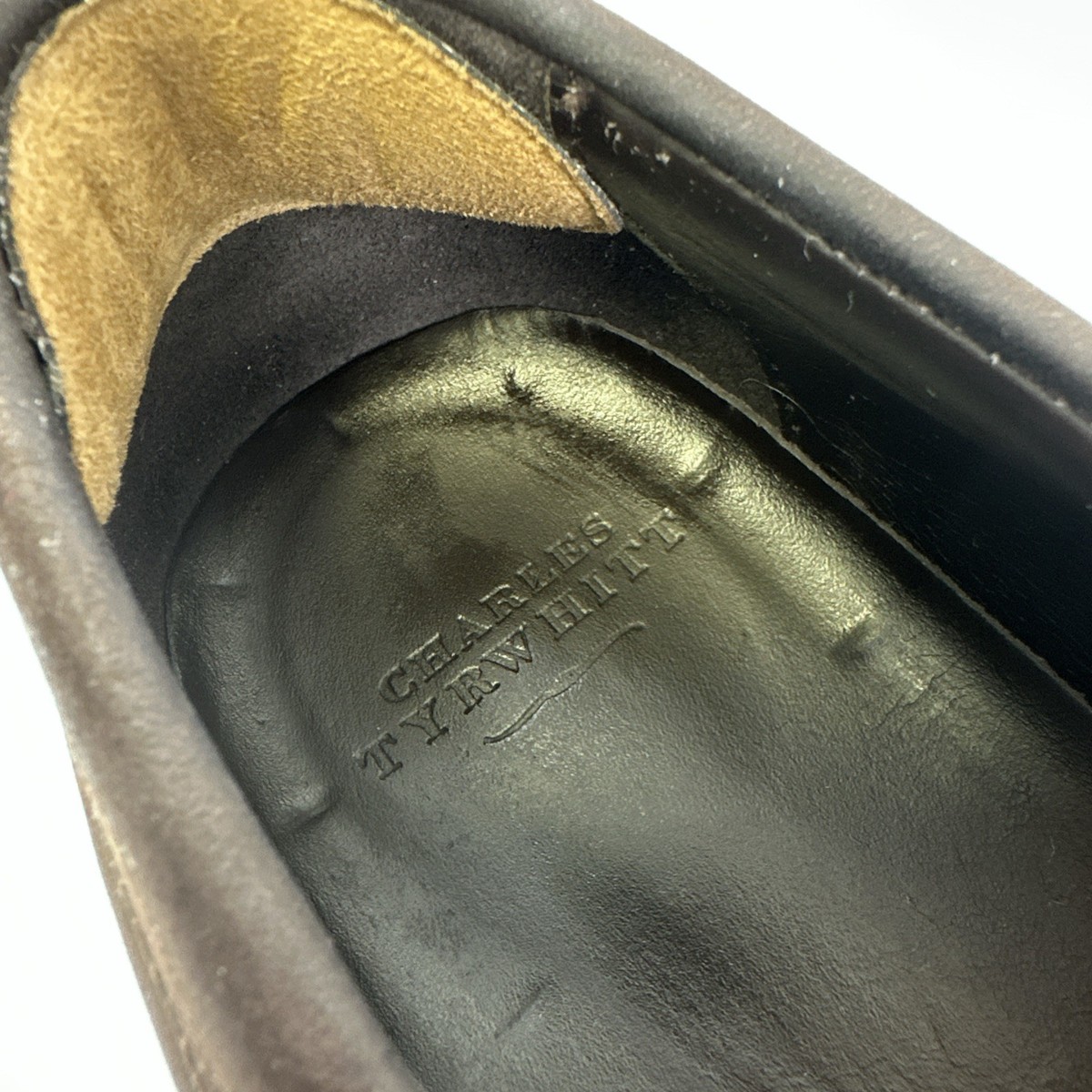Charles Tyrwhitt Leather Loafer Driving Moc Toe Dark Brown Slip On Mens Size 11 Charles Tyrwhitt Penny Loafers leather Brown Slip on Men main image 4