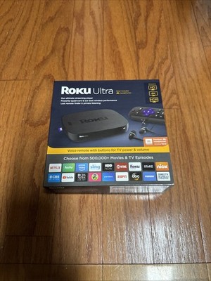 Roku 4661R Ultra Streaming Media Player 4K HD HDR with Headphones - Black