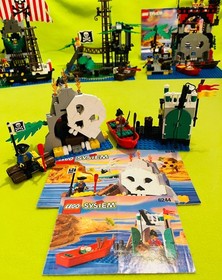 LEGO 30x Pirates Sets Collection 1989-1997 - 6281 6285 6254 6248 6244 6204 1863