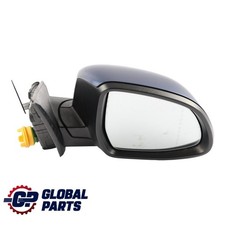 BMW X3 F25 Side View Wing Mirror Heated Outside Right O/S Tiefseeblau - A76