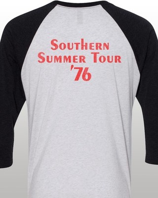 1976 One of These Nights Tour Jersey T-Shirt | Vintage style 3/4