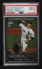 2019 Topps Stadium Club Chrome Refractor Michael Kopech PSA 10 GEM MT ll2