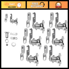 Thumb Operated Offset Cam Lock 1-1/8" for RV Compartment Latch - 6 Pack