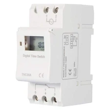 Programmable Digital Timer Switch Din Rail Type THC Timer Relay 30A (220V)