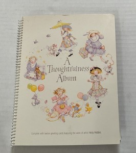 Holly Hobbie Vintage Thoughtfulness Album With 12 Greeting Cards, No Writing