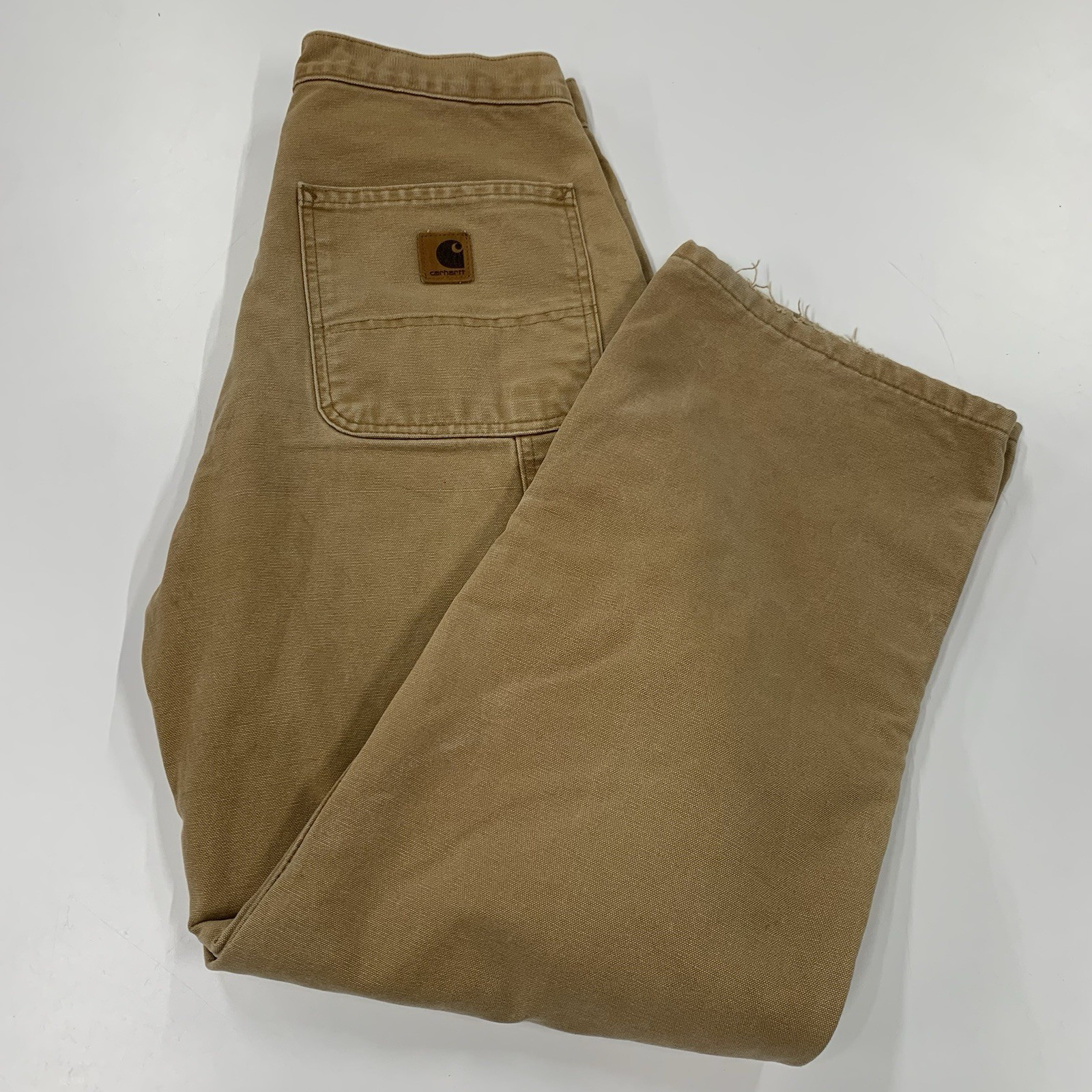 carhartt b111 brn insulated Pants 31x30 dungaree fit 