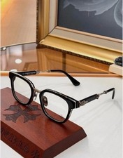 Chrome Hearts Eyeglasses Frame Black/Gold Uni...