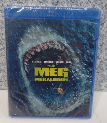 BLU-RAY The Meg Jason Statham Li Bingbing Rainn Wilson Ruby Rose NEW SEALED