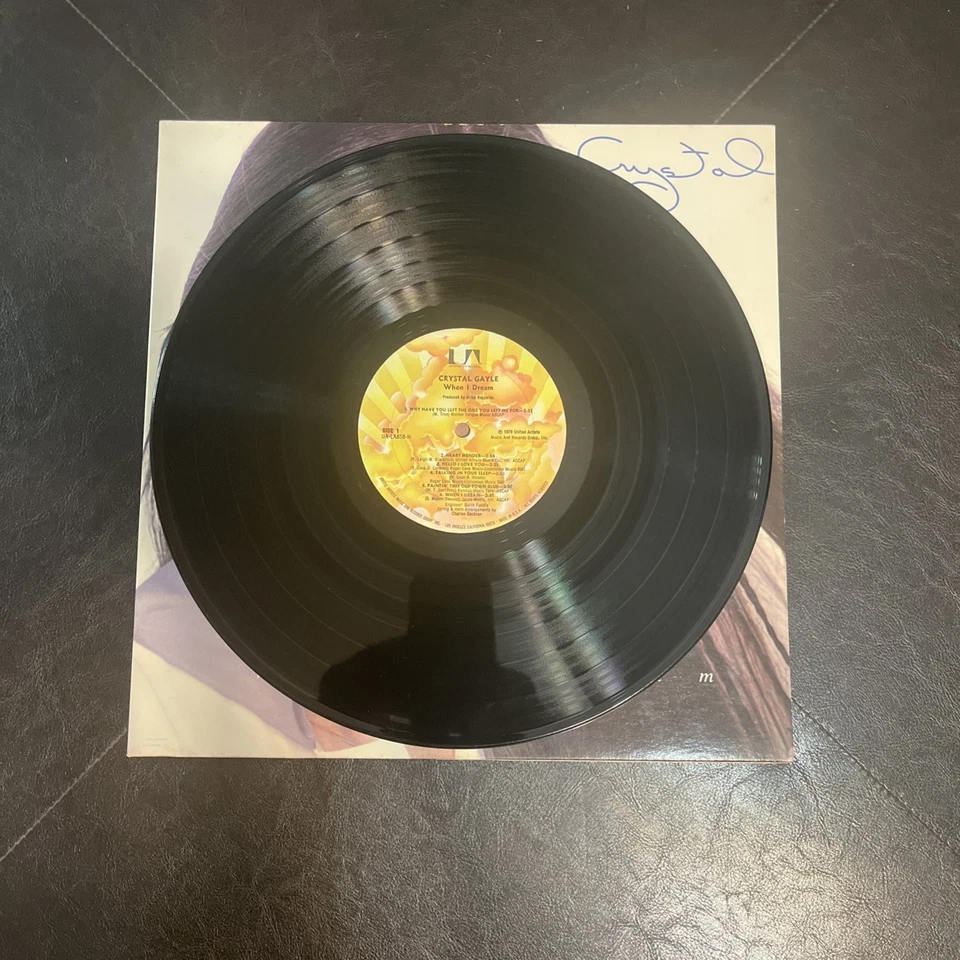 Crystal Gayle – When I Dream LP Vinyl Record Album UA-LA858-H - Image 3 of 4