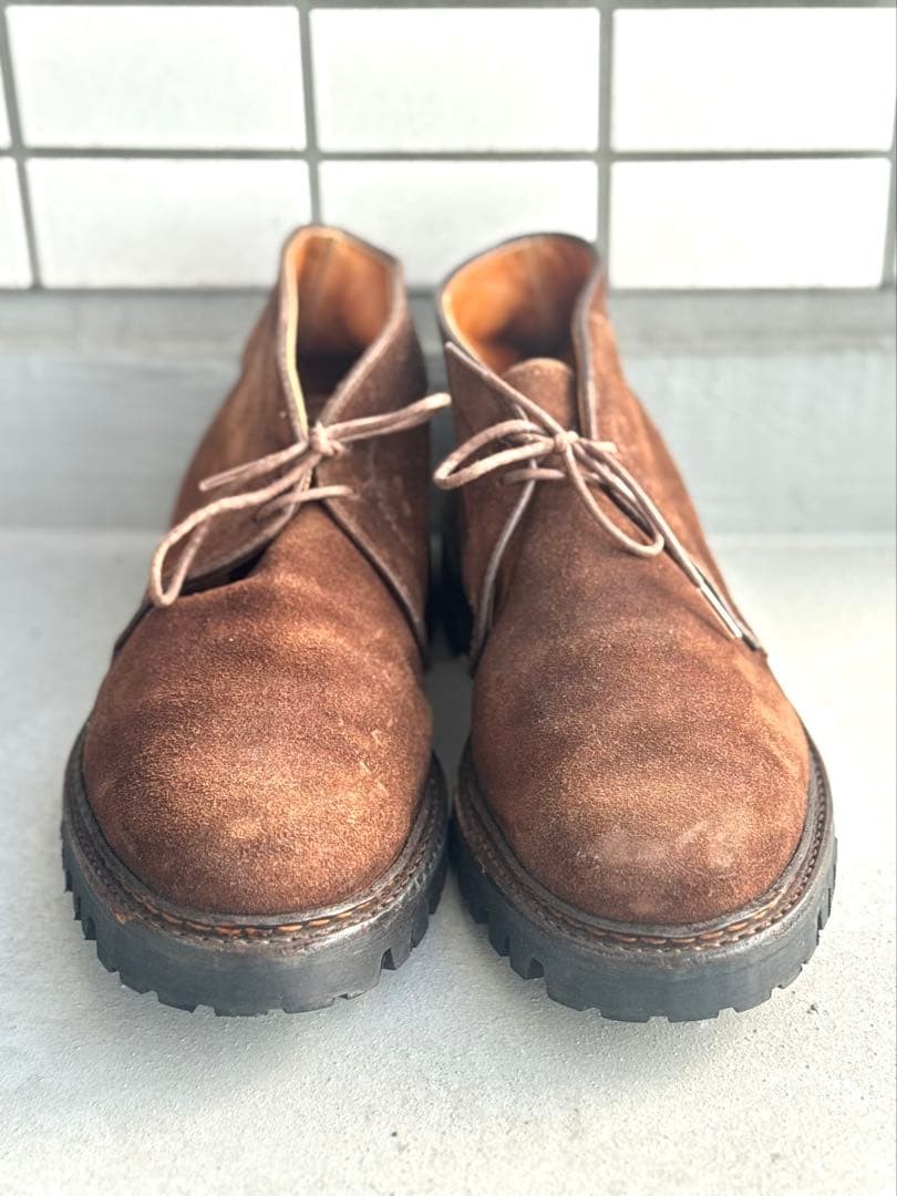 Alden Shoes Suede 1273 Chukka Boots Brown Lace-up Size US 7  display picture 1