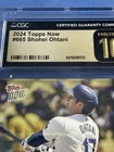 Shohei Ohtani 2024 Topps #665 CGC Pristine 10 Black Label Topps Now