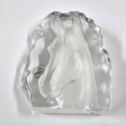 Vintage Cristal d'Arques Lead Crystal Horse Head Paperweight – 3.1"