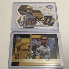 Lot of 2 Dave Blaney On Card Autographs 04 High Gear & 02 Press Pass