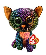 Ty Beanie Boos - Spellbound the Cat, Glitter Eyes, MWMT Stuffed Animal Toy