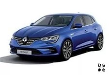 1/43 Scale Diecast Miniature Car Renault Megane Estate 2020 Iron Blue Limited