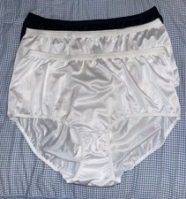 NEW - Size 10 Comfort Choice Panties, Underwear, Briefs 3 Pair Silky Nylon