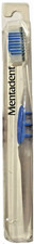 VTG Mentadent Toothbrush Full Head, Soft Flared Side Bristles, Rubber Grip, BLUE
