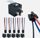 UP 12V 40 Amp Car SPST Automotive, Relay DC 4 Pin 4 Wires W/ Harness Socket...