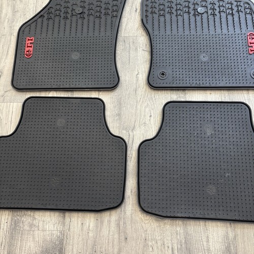 Volkswagen Jetta GLI All Weather Rubber 4 Mats 2022 Black Red Letters - Picture 9 of 9