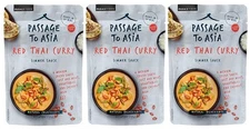 Passage To Asia Red Thai Curry Simmer Sauce 3 Pack