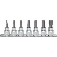 "Ks Tools 918.1670 1/4\" Chromeplus Bit-Stecknuss-Satz Innensechskant, 7-Tlg.2"