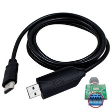 USB to HDMI Adapter 4.92FT Cable, 1080P Video Audio Converter for PC, Laptop, HD