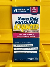 Super Beta Prostate Advanced Natural Berry Chewables 60 Tablets 2/26
