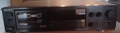 Sony TC-K500 Stereo Cassette Deck 3-Head HX-PRO HiFi Tape Player Vintage Schwarz