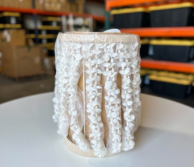 #ad Serena amp; Lily Aptos Seashell Large Hurricane Coastal Candle Holder Beige $339.00