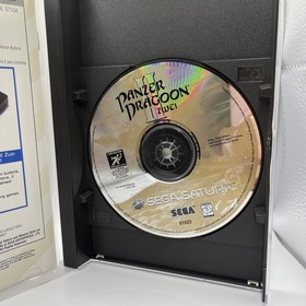 Panzer Dragoon II Zwei (Sega Saturn, 1996) Complete w/Case, Manual + Reg Card!!