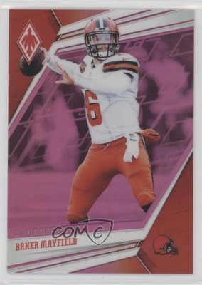 2019 Panini Phoenix Pink /199 Baker Mayfield #19 oc3